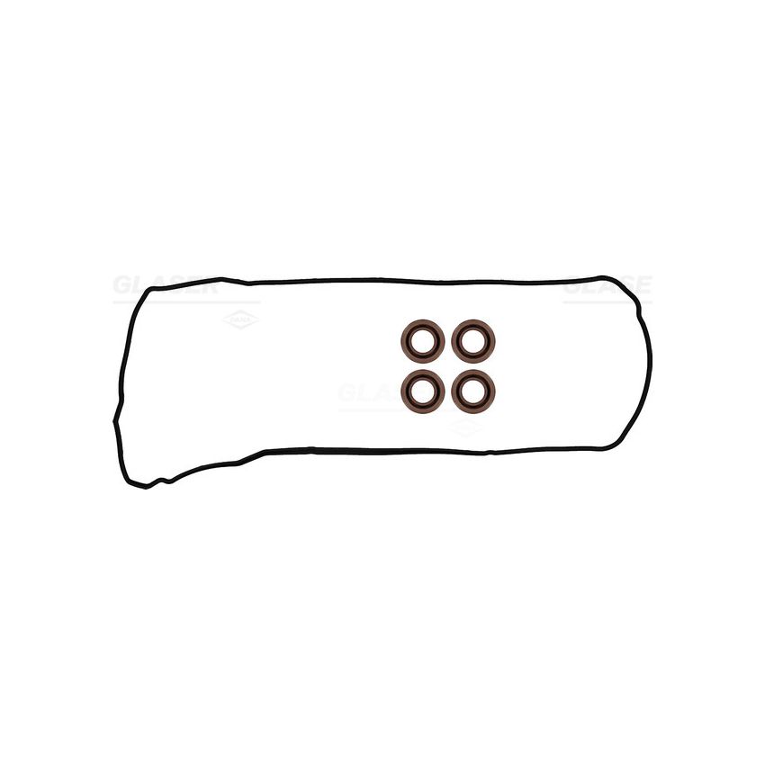KOMPLET USZCZELEK POKRYWY ZAWORÓW GLASER V59467-00 TOYOTA 1.8 16V DOHC 99-