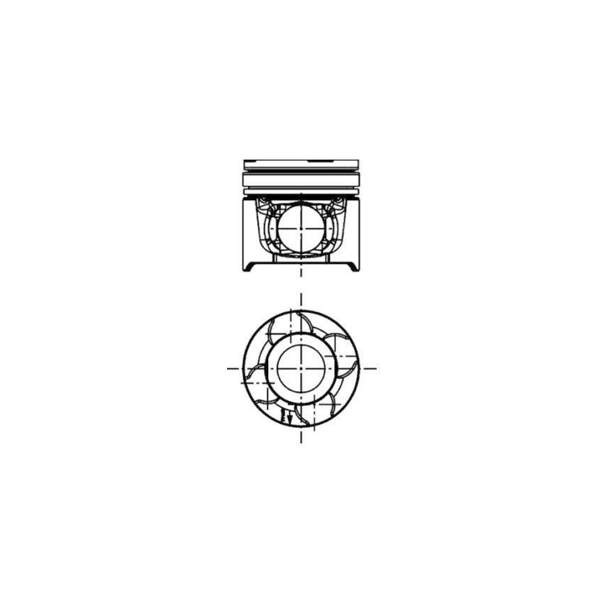 TŁOK KOLBENSCHMIDT 40217600 STD MAN D0834/6 05-