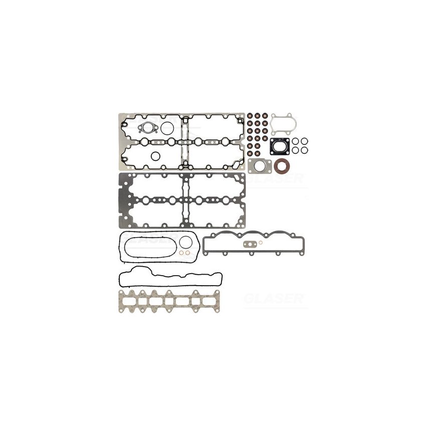 KOMPLET USZCZELEK GŁOWICY GLASER D37072-00 FIAT 2.3JTD 02-