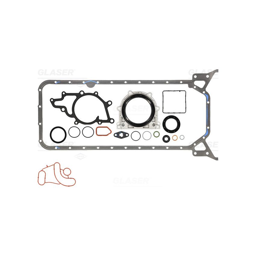 KOMPLET USZCZELEK BLOKU GLASER B36688-00 MERCEDES 2.7-2.9CDI MB612 99-