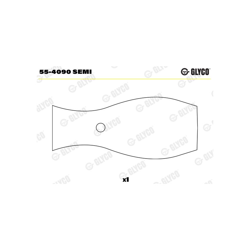 TULEJKA KORBOWODOWA GLYCO 554090 IVECO F2BE0681 98-