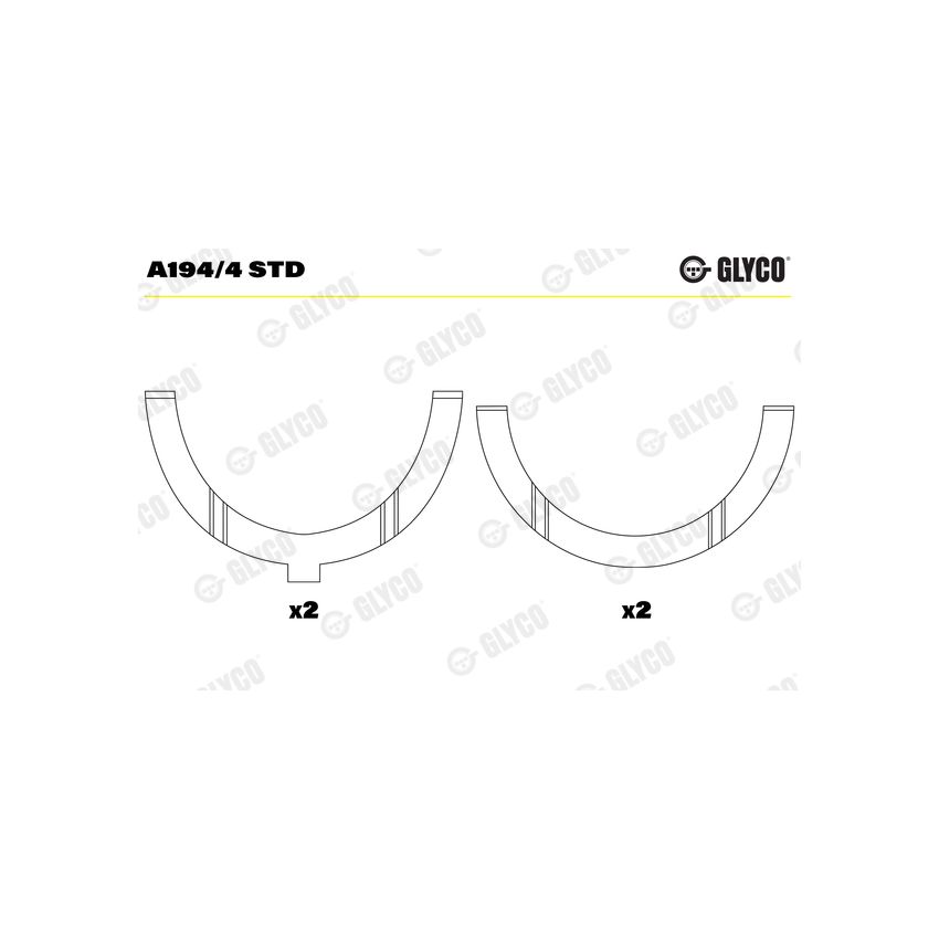 PANEWKI OPOROWE GLYCO A1944 STD IVECO CO3 62-