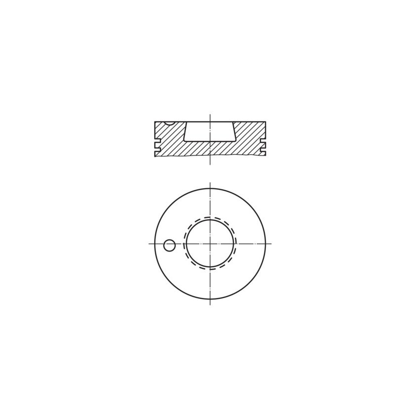 TŁOK MAHLE 0039300 STD MERCEDES OM441-443 87-96