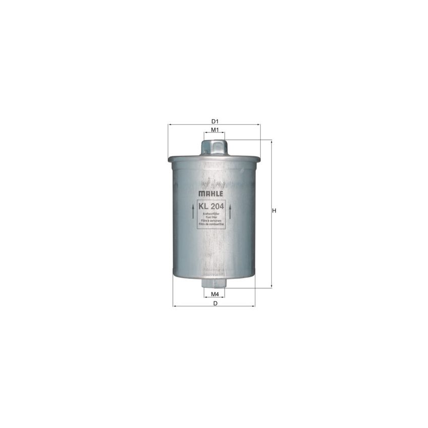 FILTR PALIWA KNEHT KL204 PSA 1.6-2.0 83-