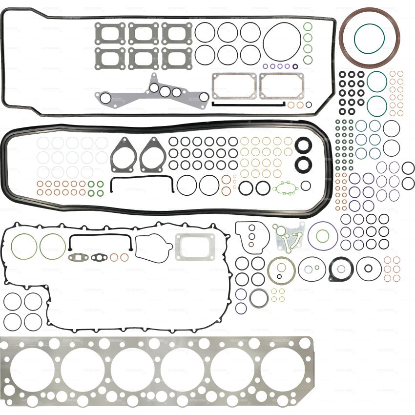 KOMPLET USZCZELEK SILNIKA VICTOR REINZ 01-29095-01 VOLVO D12A 93-