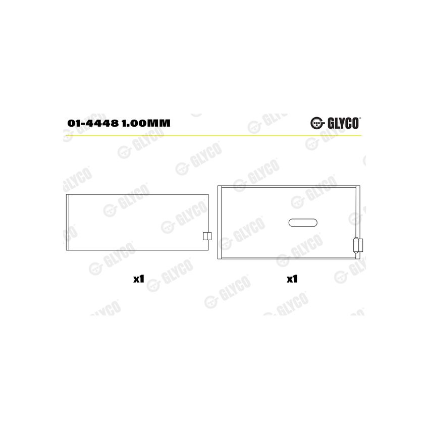 PANEWKI KORBOWODOWE GLYCO 014448 1.00MM FORD 6.0D DOVER