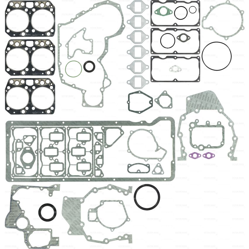 KOMPLET USZCZELEK SILNIKA VICTOR REINZ 01-27660-02 MAN D0826 -