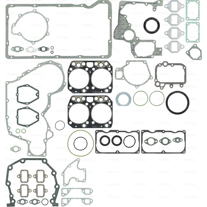 KOMPLET USZCZELEK SILNIKA VICTOR REINZ 01-27660-15 MAN D0824 87-