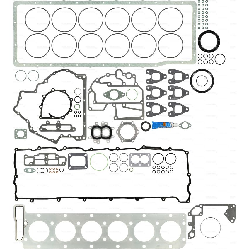 KOMPLET USZCZELEK SILNIKA VICTOR REINZ 01-37180-02 MAN D2066 -
