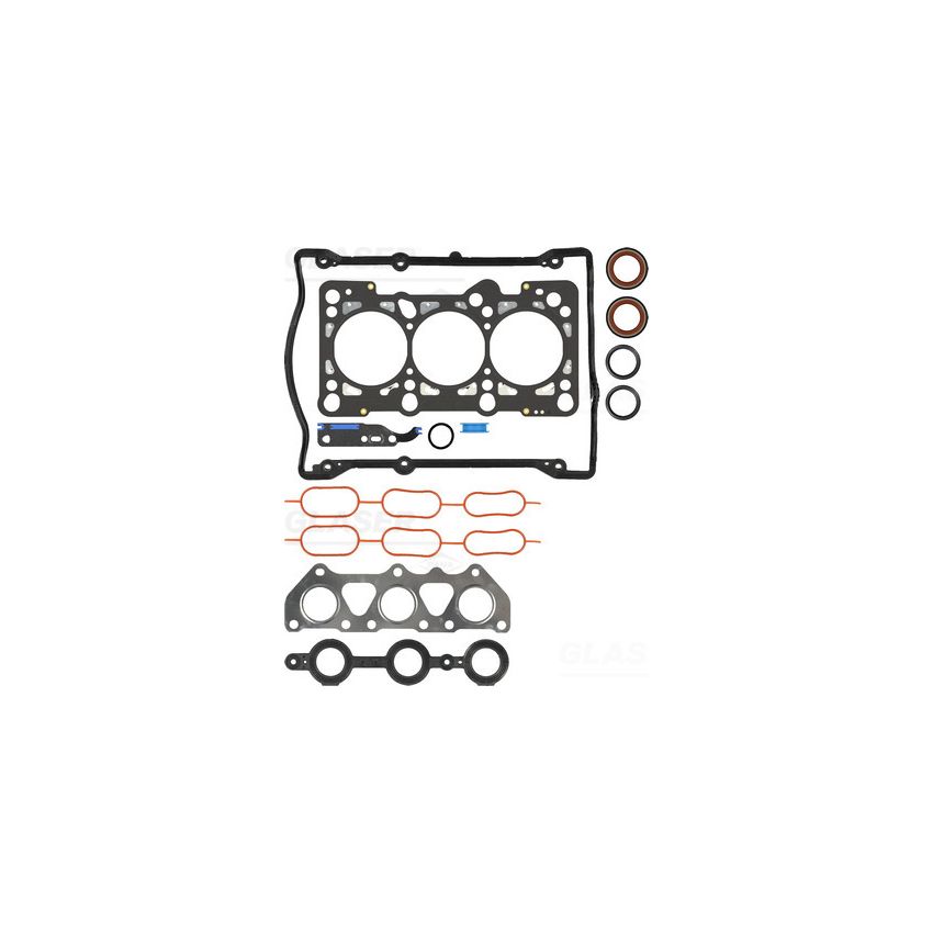 KOMPLET USZCZELEK GŁOWICY GLASER D37040-00 VW/AD V6 30V 2.4 97-01
