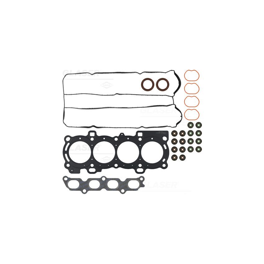 KOMPLET USZCZELEK GŁOWICY GLASER D38095-00 VOLVO 16V 1.6 05-