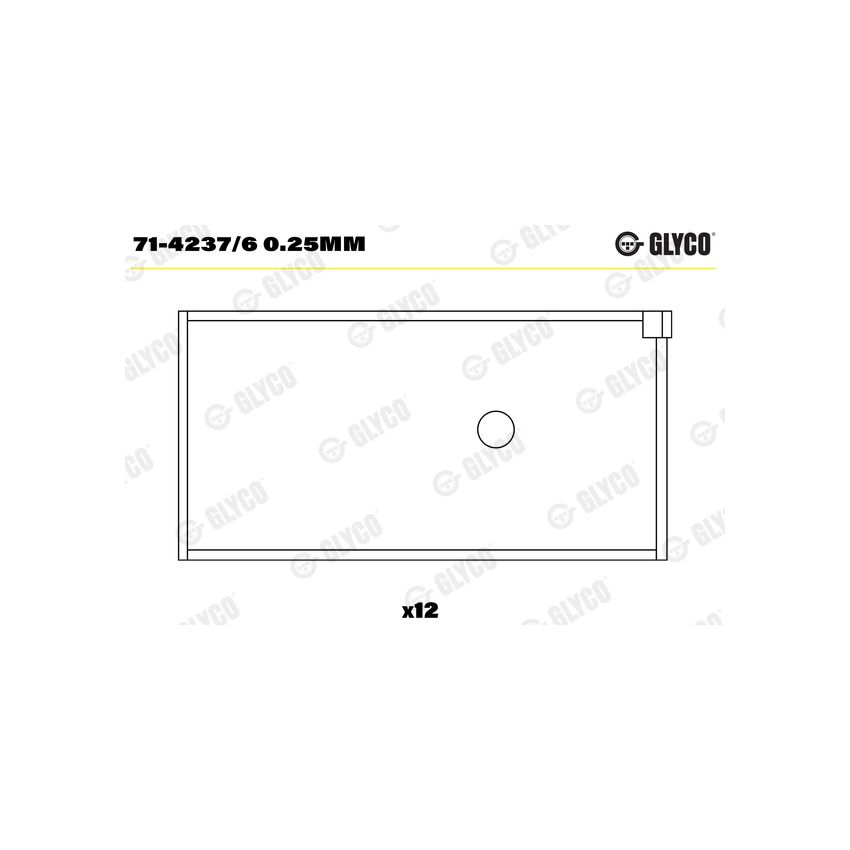 PANEWKI KORBOWODOWE GLYCO 7142376 0.25 SCANIA DS11 66- 