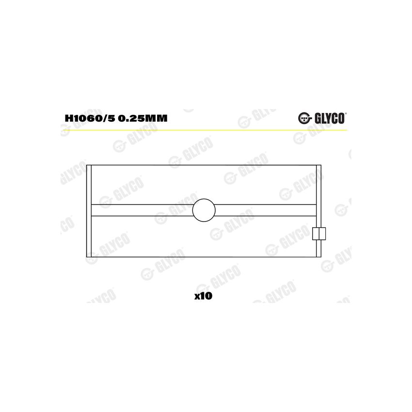 PANEWKI GŁÓWNE GLYCO H10605 0.25 SCANIA DS14 77- 