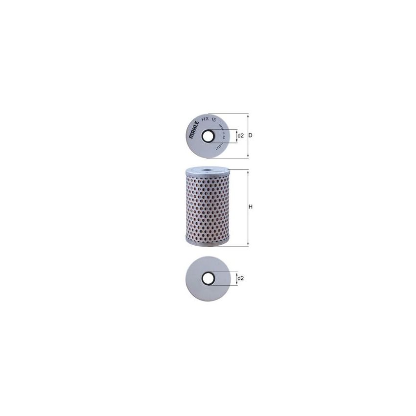 FILTR OLEJU KNEHT HX15 MAN D2066