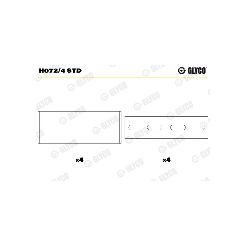 PANEWKI GŁÓWNE GLYCO H0724 STD SMART 0.6-0.7 98-