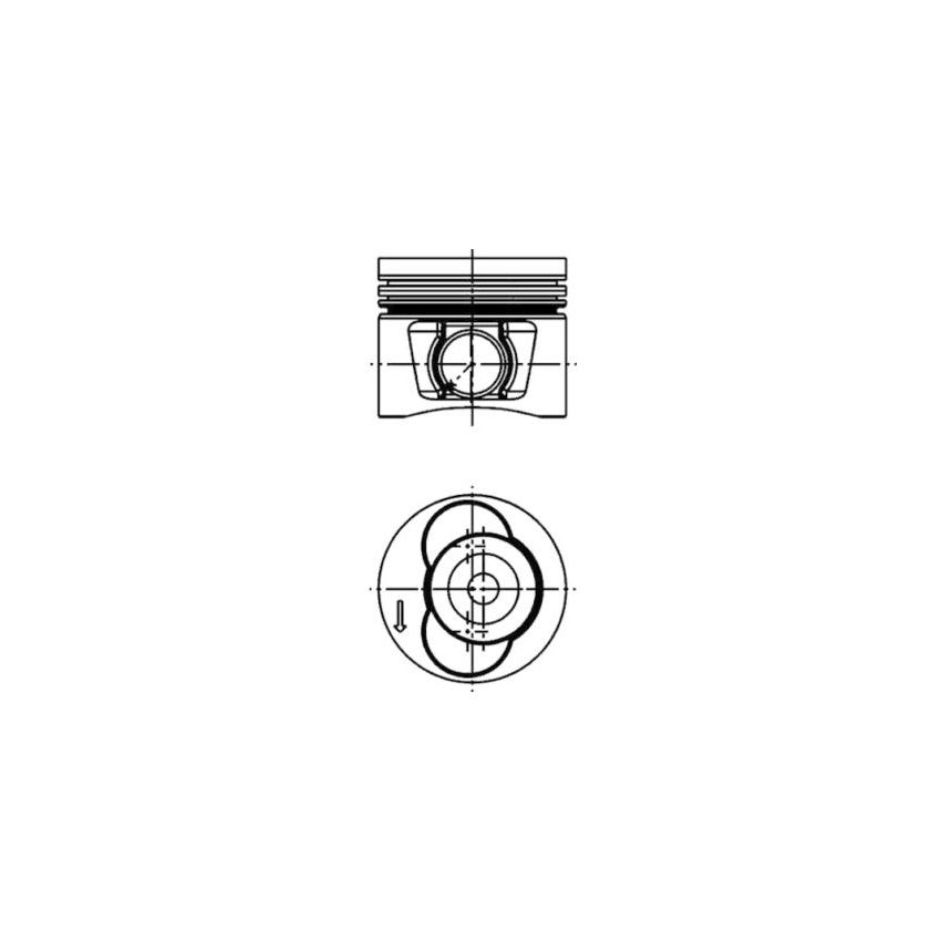 TŁOK KOLBENSCHMIDT 40715600 STD VW 2.5D 04-