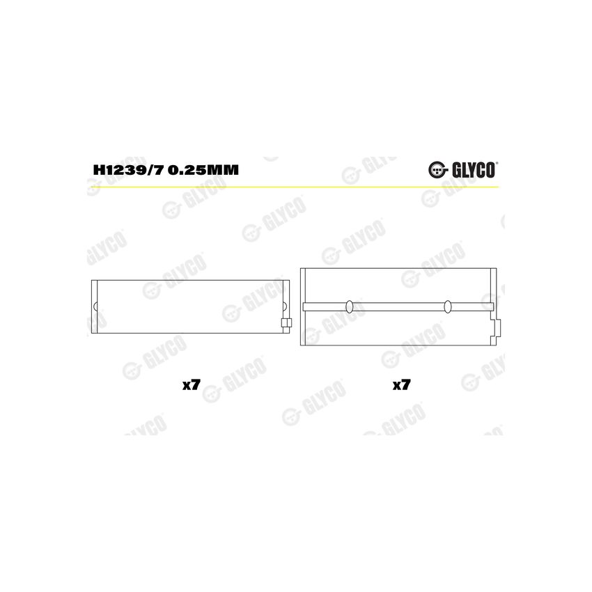 PANEWKI GŁÓWNE GLYCO H12397 0.25 MAN D2066 04- 
