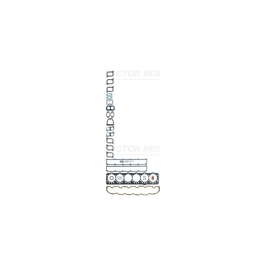 KOMPLET USZCZELEK GŁOWICY VICTOR REINZ 02-45385-01 JOHN DEERE 6081 96-