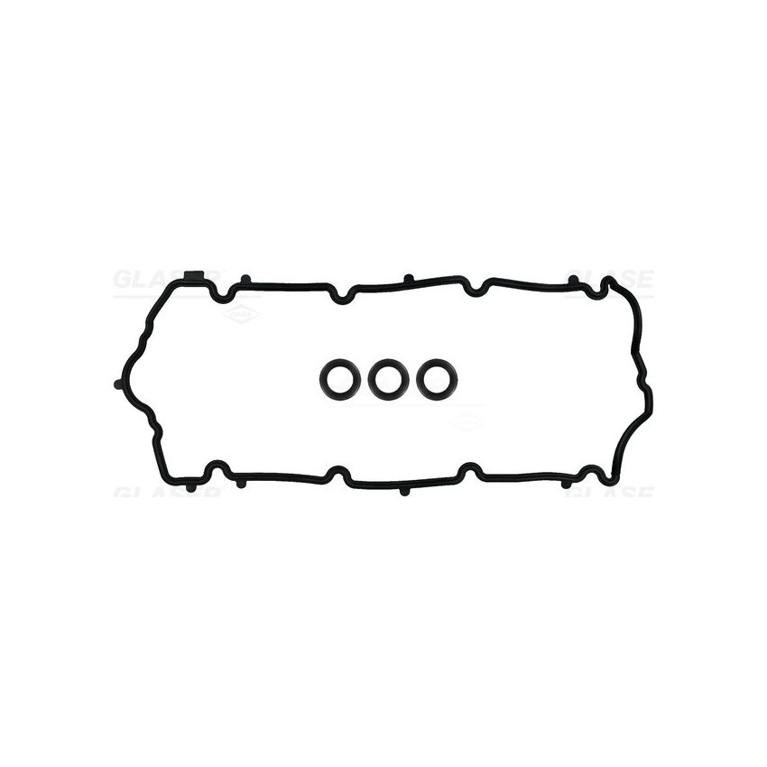 KOMPLET USZCZELEK POKRYWY ZAWORÓW GLASER V38098-00 ALFA ROMEO 2.5-3.2 94-10