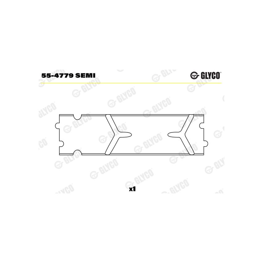 TULEJKA KORBOWODOWA GLYCO 554779 FIAT 1.6JTD 06-