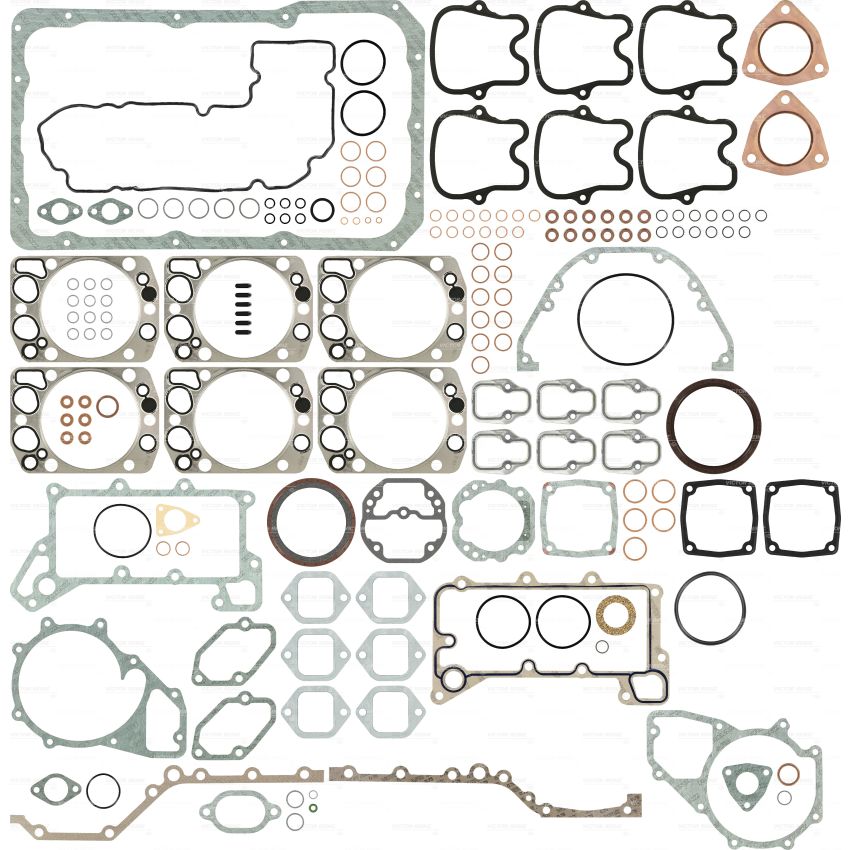 KOMPLET USZCZELEK SILNIKA VICTOR REINZ 01-25105-30 MERCEDES OM401 72-