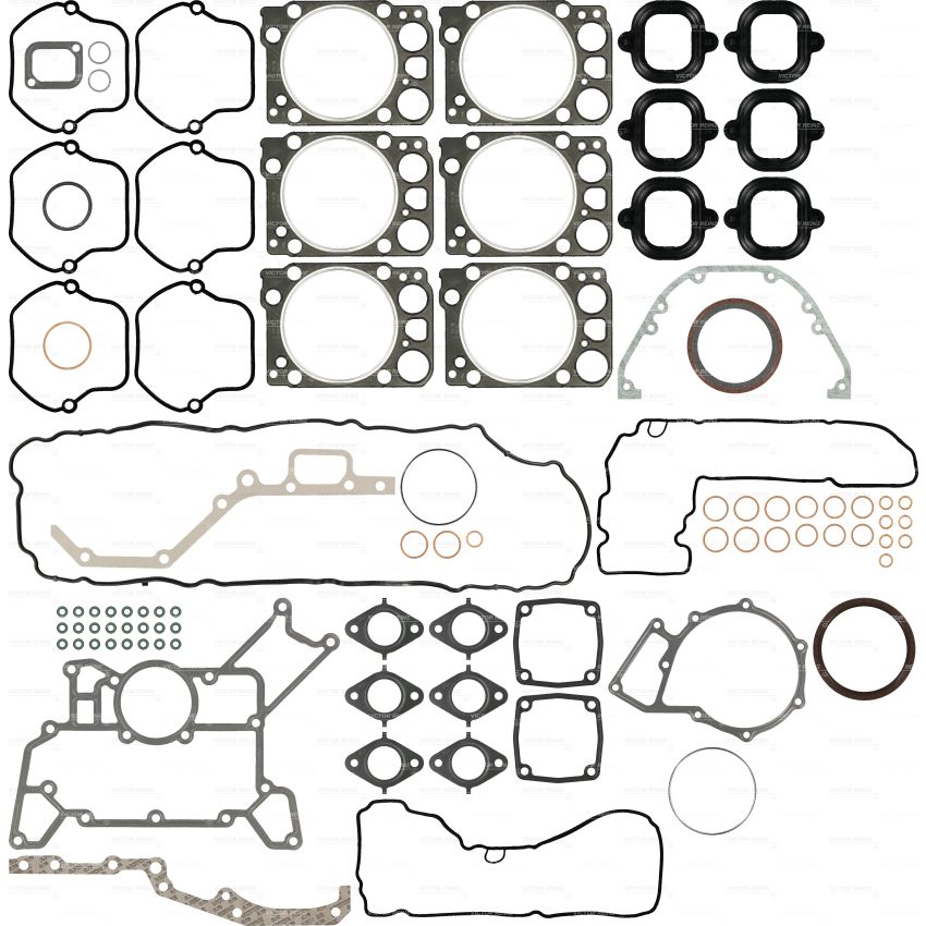 KOMPLET USZCZELEK SILNIKA VICTOR REINZ 01-34190-05 MERCEDES OM501 96-