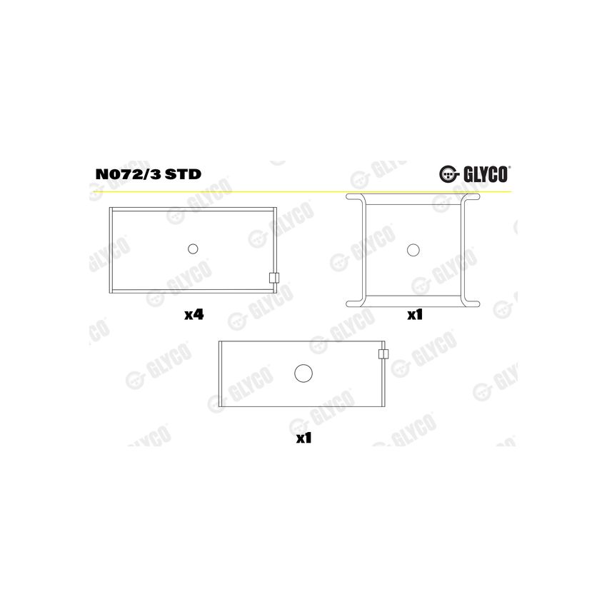 GLY N0723 STD PAN.WAŁ.ROZ VW T2 1.6