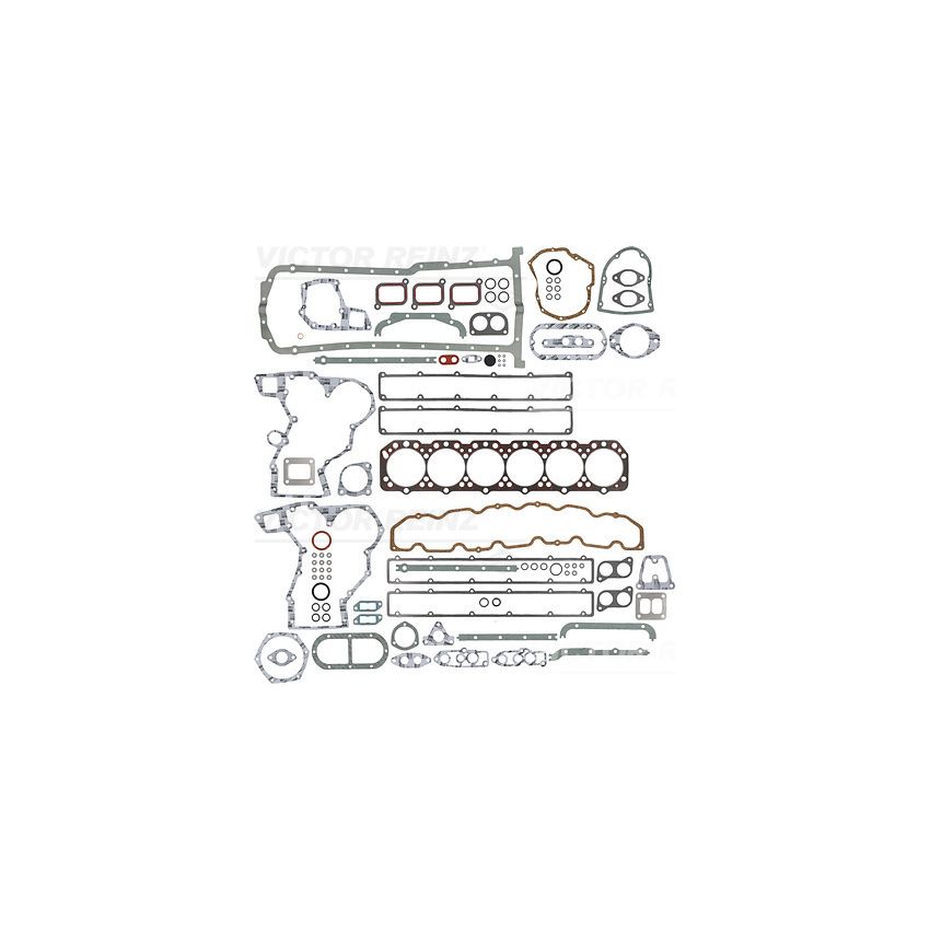 KOMPLET USZCZELEK SILNIKA VICTOR REINZ 01-45430-07 JOHN DEERE 6076T 89-96