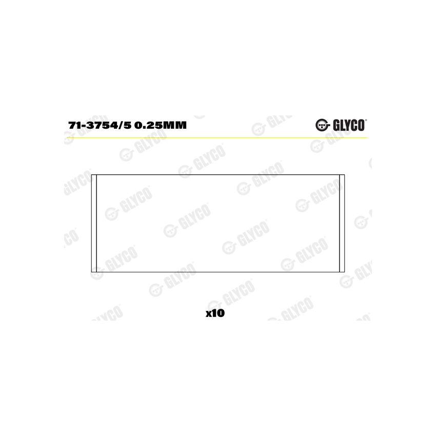 PANEWKI KORBOWODOWE GLYCO 7137545 0.25 VOLVO 2.0-2.5 91-06 