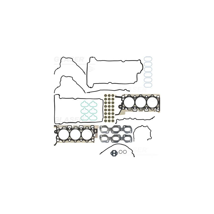KOMPLET USZCZELEK GŁOWICY GLASER D37083-00 FORD 24V 3.0 01-