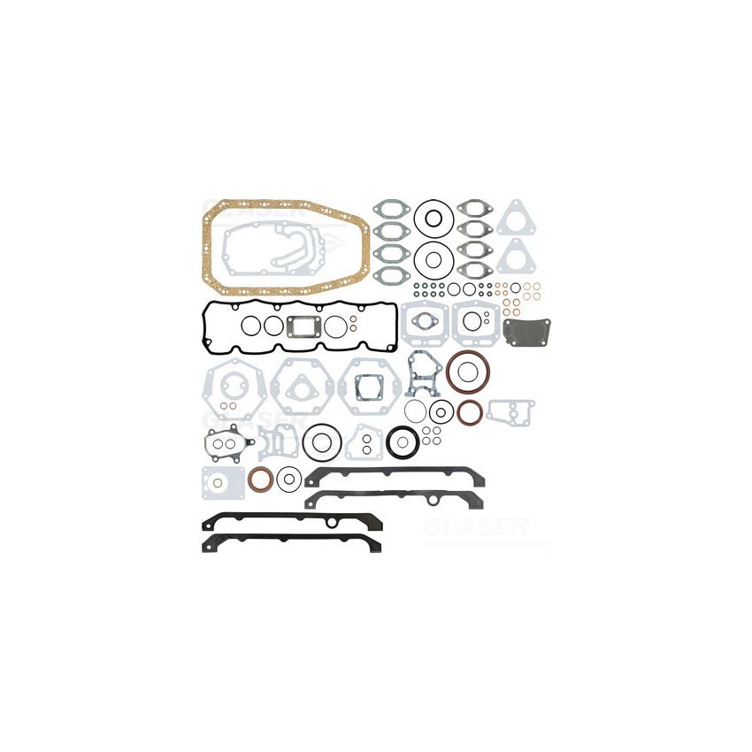 KOMPLET USZCZELEK SILNIKA GLASER S38249-00 IVECO 8140.07 94-96