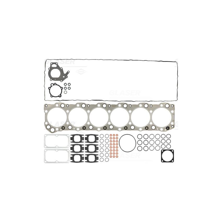 KOMPLET USZCZELEK GŁOWICY GLASER D40538-01 IVECO F3BE0681 00-