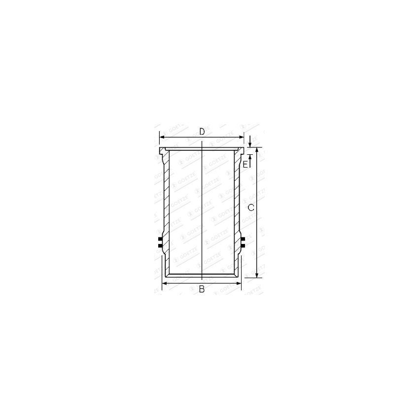 TULEJA CYLINDROWA GOETZE 1560002000 SCANIA DSC9 96-