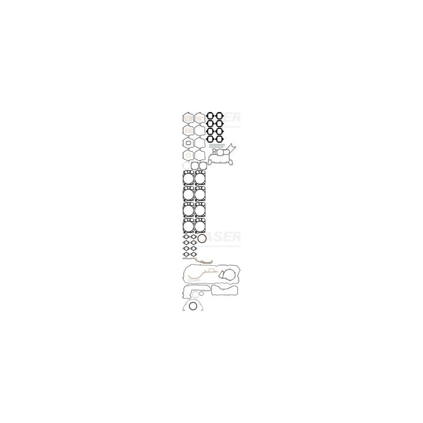 KOMPLET USZCZELEK SILNIKA GLASER S38396-00 MERCEDES OM522 -