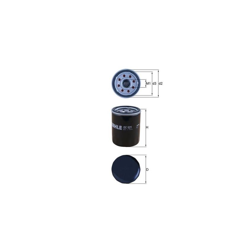 FILTR OLEJU KNEHT OC521 HYUNDAI 1.0-2.0 90-