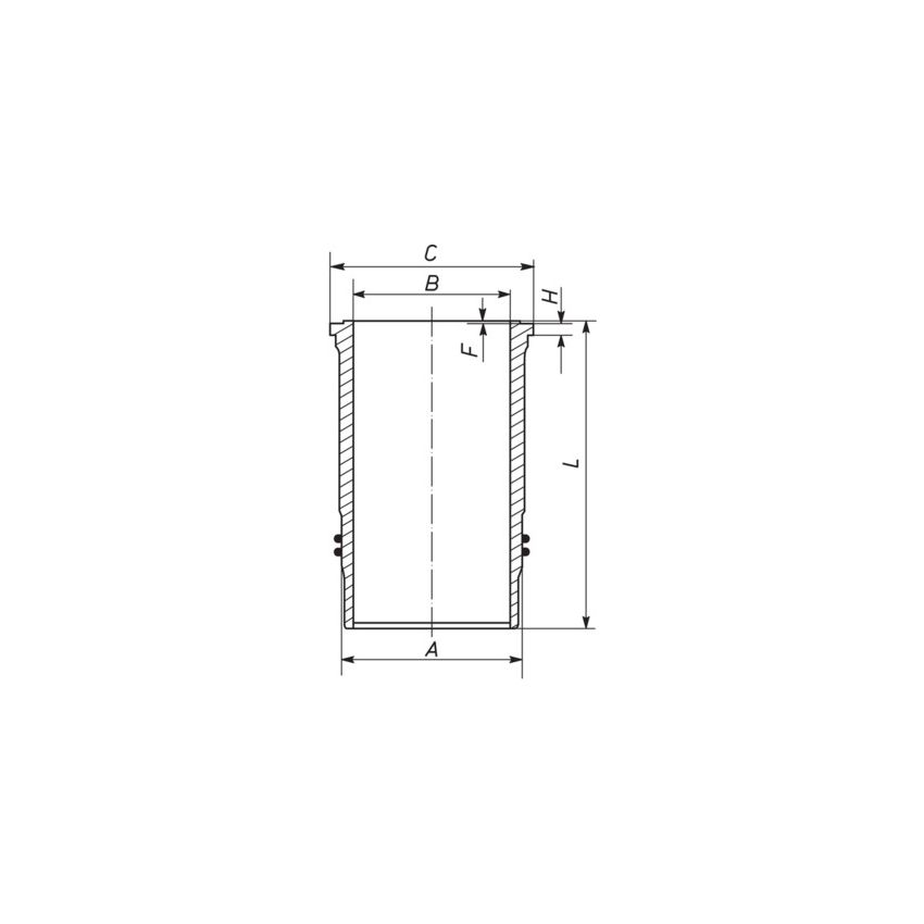TULEJA CYLINDROWA MAHLE 101WN2401 DEUTZ BF6M1015 90-