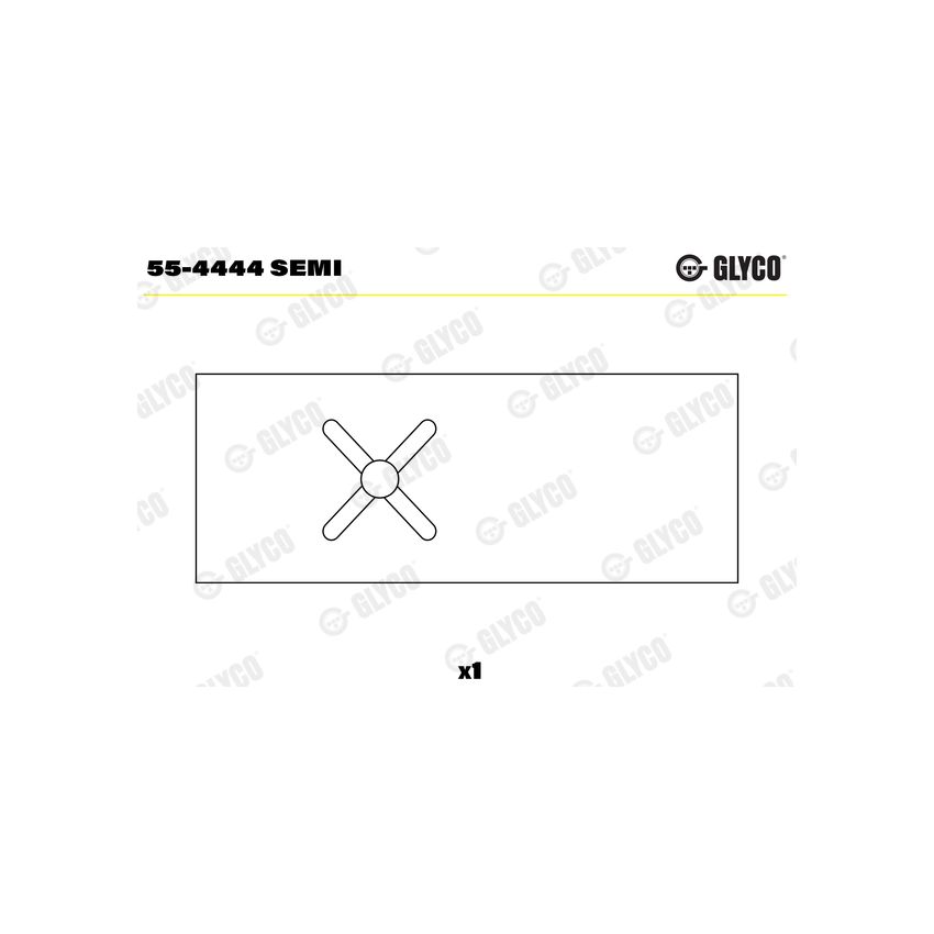 TULEJKA KORBOWODOWA GLYCO 554444 SEMI FORD 2.4-2.5D 91-