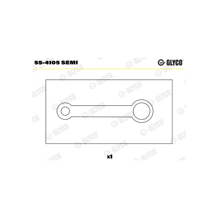 TULEJKA KORBOWODOWA GLYCO 554105 IVECO 8040/8060