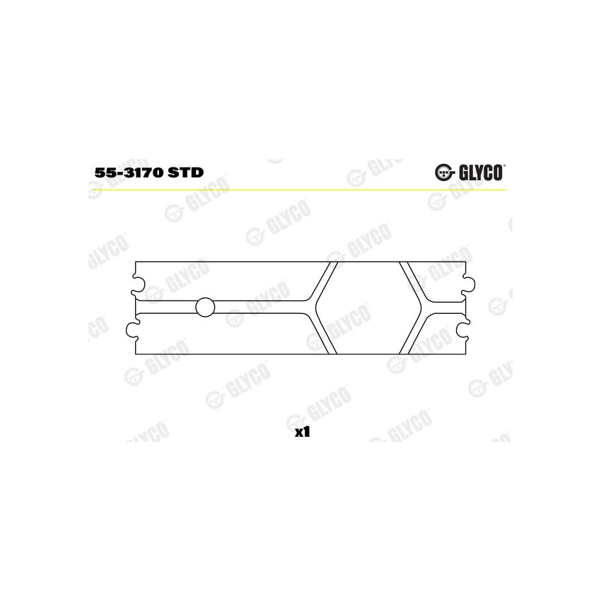 TULEJKA KORBOWODOWA GLYCO 553170 DEUTZ BF6L 40mm