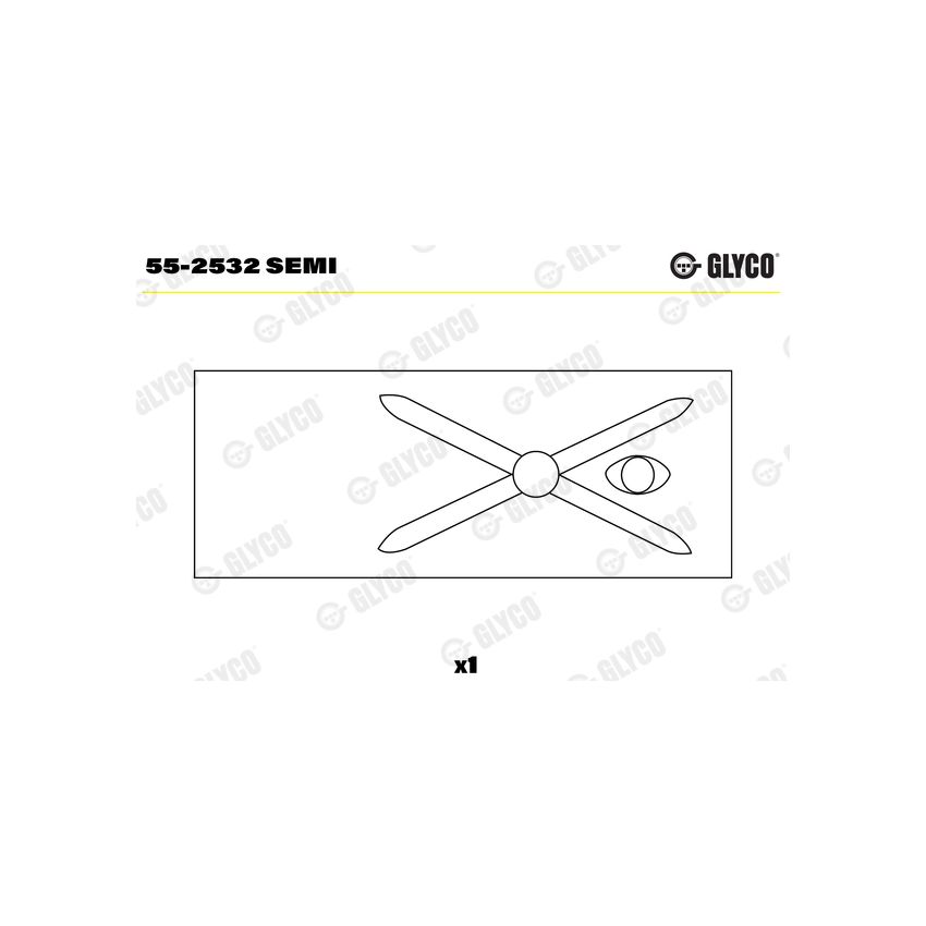 TULEJKA KORBOWODOWA GLYCO 552532 M-3.0D OM615/617