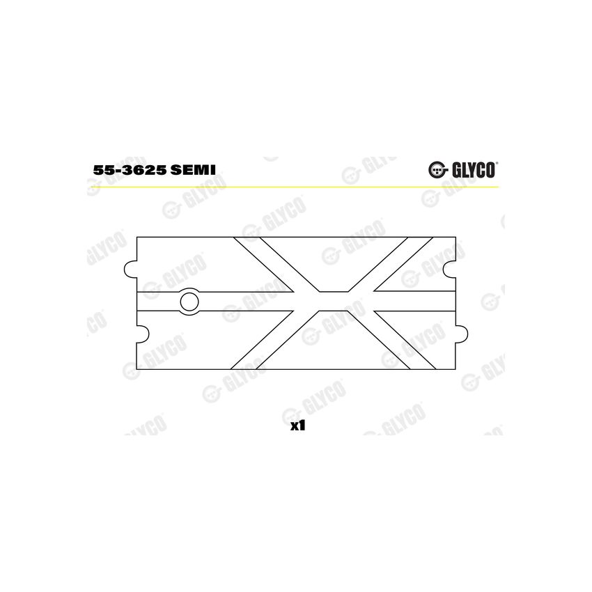 TULEJKA KORBOWODOWA GLYCO 553625 MERCEDES -3.0D M601/603