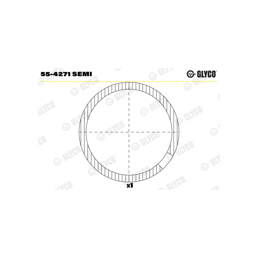 TULEJKA KORBOWODOWA GLYCO 554271 SEMI ISUZU 2.0-2.4D 70-