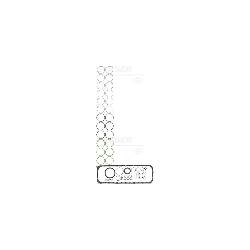 KOMPLET USZCZELEK BLOKU GLASER B37164-00 RVI 11C/11E/11G 00-