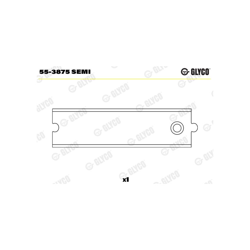 TULEJKA KORBOWODOWA GLYCO 553875 RENAULT 1.6D-1.9D 86-