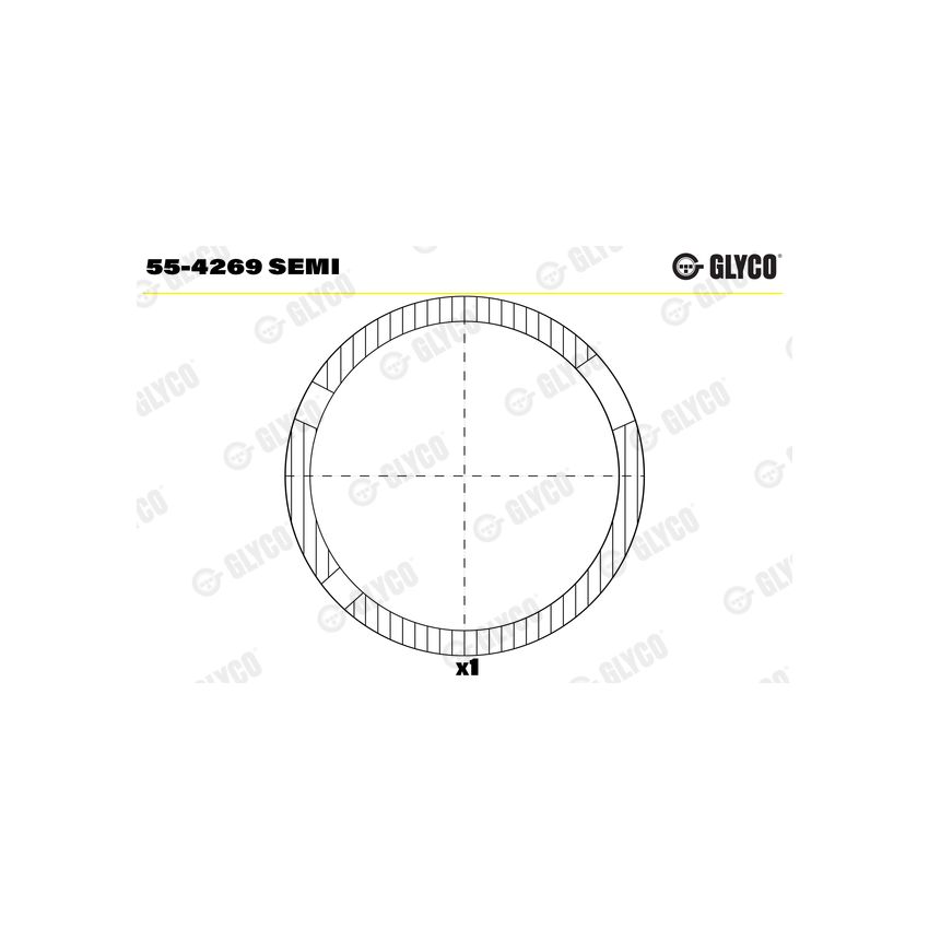 TULEJKA KORBOWODOWA GLYCO 554269 TOYOTA 2.2D-2.5D 78-