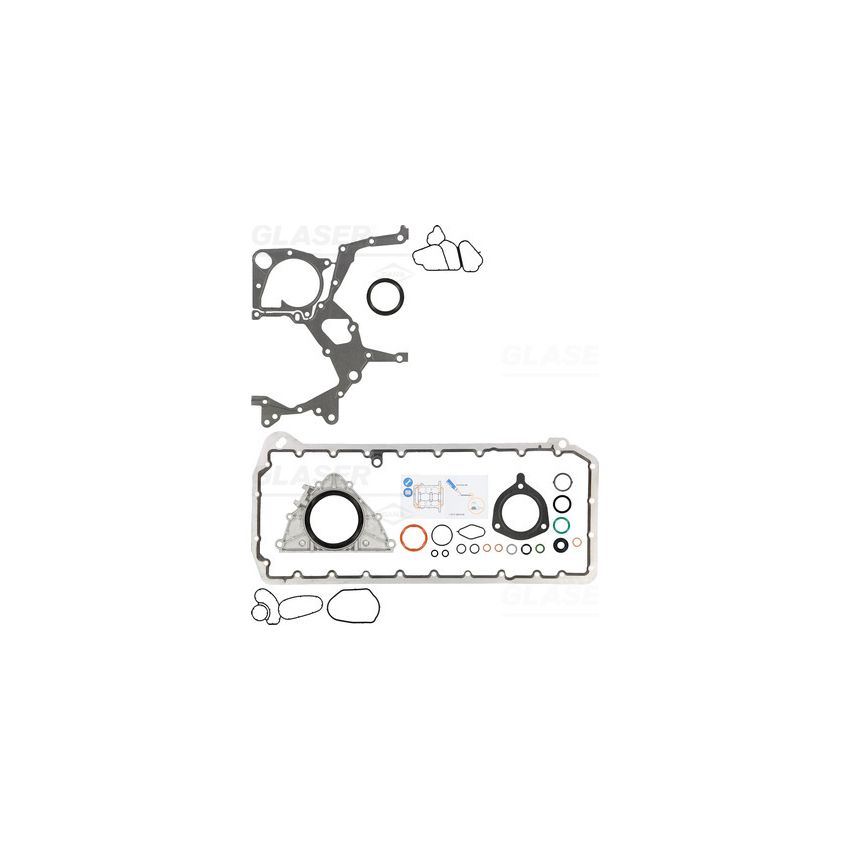 KOMPLET USZCZELEK BLOKU GLASER B38087-00 BMW 3.0D 06-