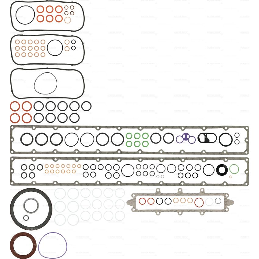 KOMPLET USZCZELEK BLOKU VICTOR REINZ 08-31517-01 VOLVO THD101 81-89
