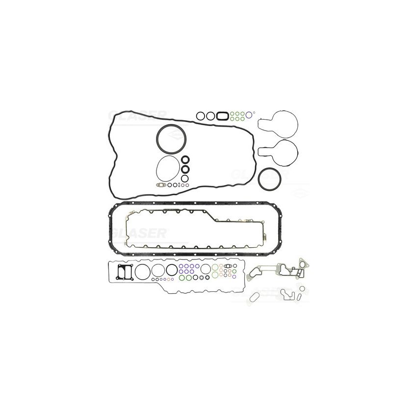 KOMPLET USZCZELEK BLOKU GLASER B37166-01 VOLVO D13A 05-