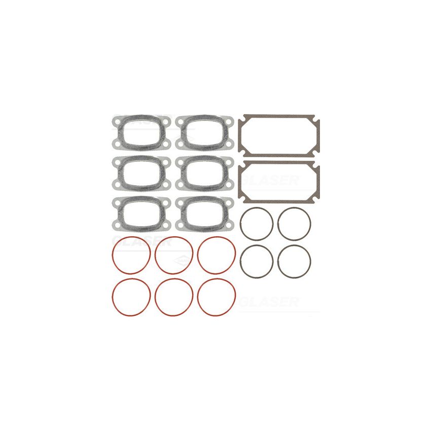 KOMPLET USZCZELEK KOLEKTORA SSĄCO/WYDECHOWEGO GLASER M38476-00 VOLVO D16A 93-