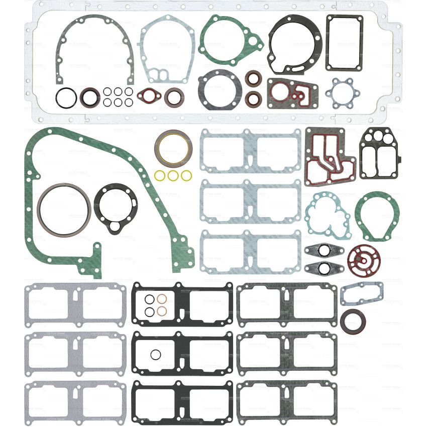 KOMPLET USZCZELEK BLOKU VICTOR REINZ 08-40706-02 DAF VF373M 94-98